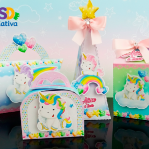 Kit Festa Personalizado Unicórnio Mágico