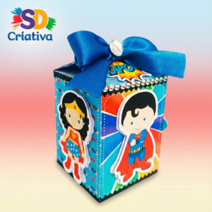 Caixinha Milk Luxo – Super-Heróis Baby