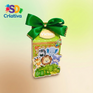 Caixinha Milk Luxo – Safari Baby