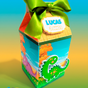 Caixa Milk Dinossauro Cute