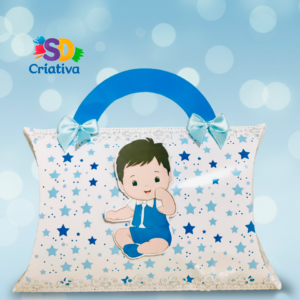 Caixa Almofada-Bebê Menino