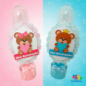 Tubetes - Chá Revelação  Ursinhos