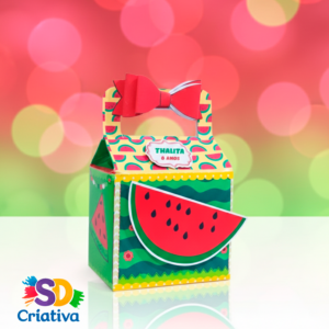Caixa com Alça - Melancia