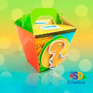 Caixa Sushi com Alça - Dinossauro Baby