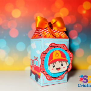 Caixa Milk - Bombeiro Cute