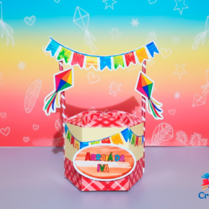 Caixa Sextavada  - Arraiá