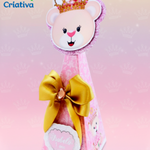 Caixa Pirâmide - Ursinha Princesa