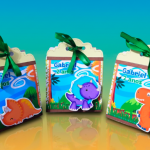 Caixa Surpresa -Dinossauro Cute