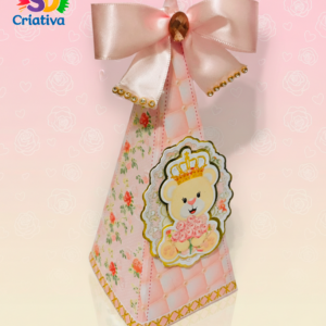 Caixa Pirâmide Ursinha Princesa